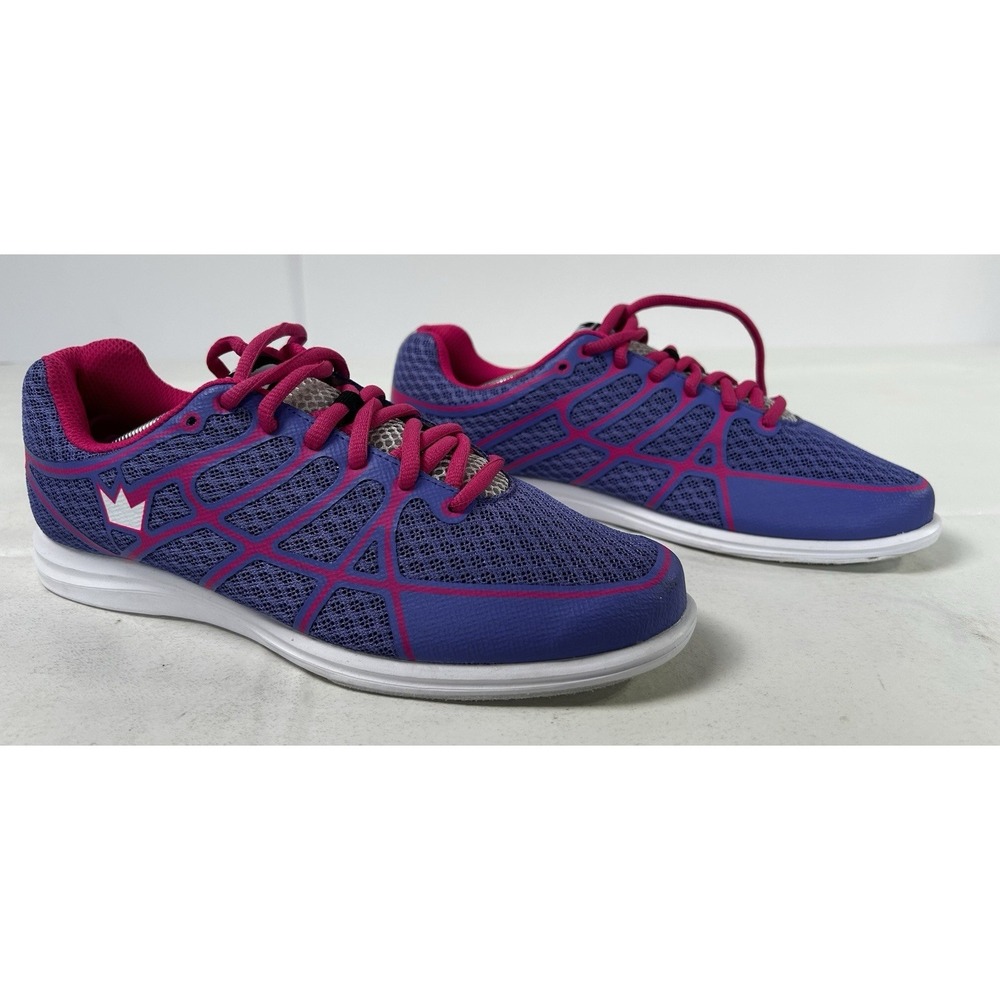 Brunswick Aura Purple/Pink Women's Bowling Shoes Size 8 - Picture 2 of 16